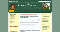 Desktop Screenshot of isabellacounty.org