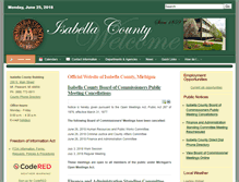 Tablet Screenshot of isabellacounty.org